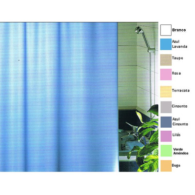 Cortina Arvix 100% Vinyl Ls 180x200 Bg Rosa