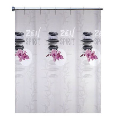 Curtain Wc 100% Textile 180x200 cm Arvix Zen Orchide