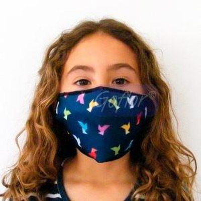 Hygienic Mask 98.48% Child Filtration 6-12 Popcorn