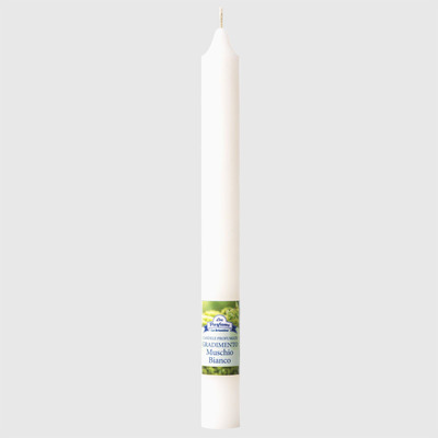 White Musk Scented Candle D2 X A21 Cm