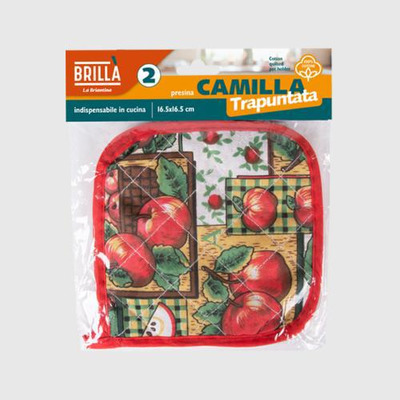 Pega Cozinha Camilla - Conjunto de 2 - 16,5x16,5cm Sortida