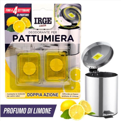 Citrus Trash Can Fragrancer - Set 2 Units 7 Gr
