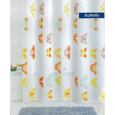 Cortina Wc Textil Bac Butterfly Lar 240x200