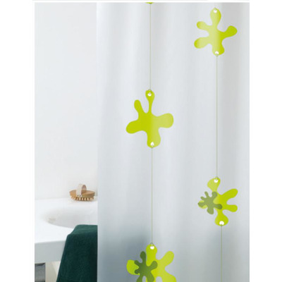 Cortina Wc Pvc Bac Spot Verde Erva 240x200