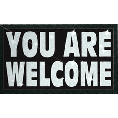 Rug Format Glitter 40x68 Cm You Are Welcome - R21018