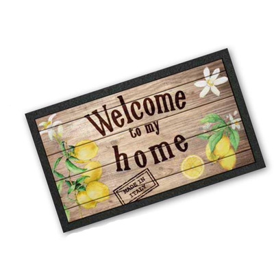 Rug Format Print 40x68 cm Welcome To My Home Limoni - R22006