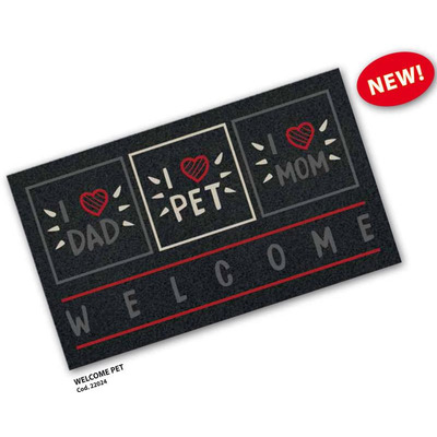 Glamour Rug 40x68 Cm Welcome Pet - R22024