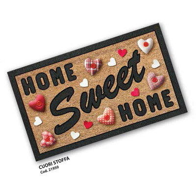 Format Print Rug 40x68 Cm Home Sweet Home - Cuori - R21950
