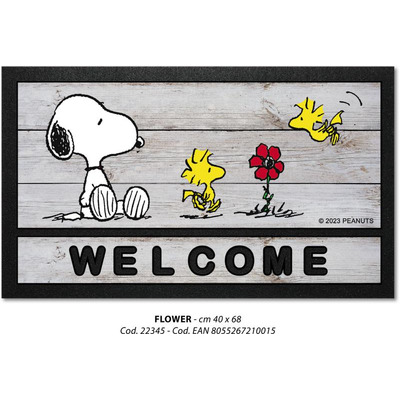 Tapete Format Print Peanuts 40x68 Cm Flower - R22345