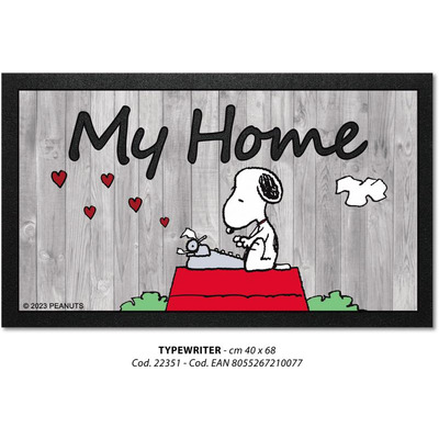 Tapete Format Print Peanuts 40x68 Cm Typewriter - R22351