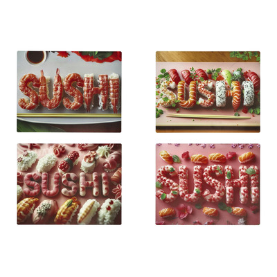 Individual Pp Sushi 45x35cm - Ref 110538 - 4 Ds St