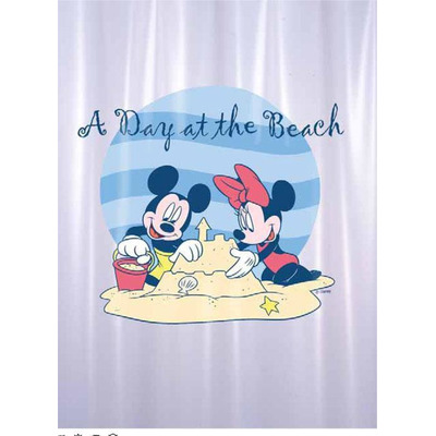 Curtain Wc Pvc Mickey Beach 180x180