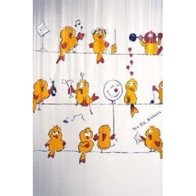 Cortina Wc Pvc Bla Bla