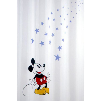 Curtain Wc Textile Mickey Star