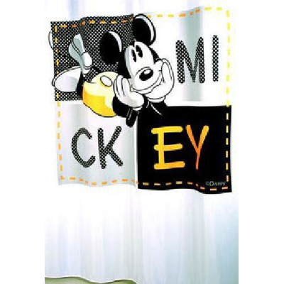 Curtain Wc Textile Mickey Rectal