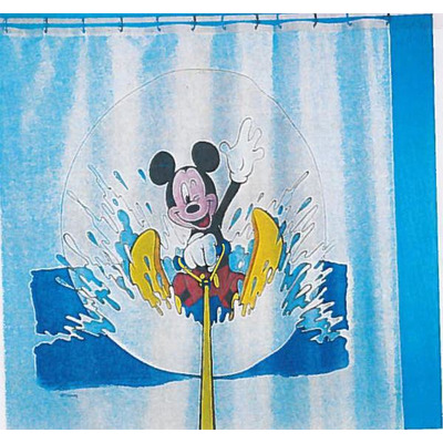 Cortina Wc Textil Mickey Ski