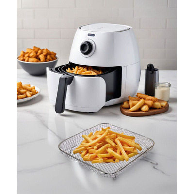 Grelha Empilhável para Air Fryer Quadrada 20x20xa4 Cm
