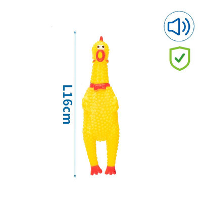 Rubber Chicken Toy L16cmxL5cm