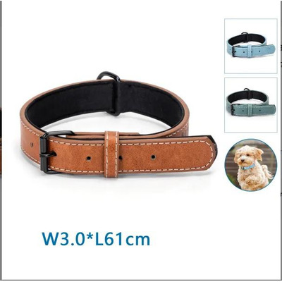Coleira para Cão Colorida Pu L3xc61 Cm